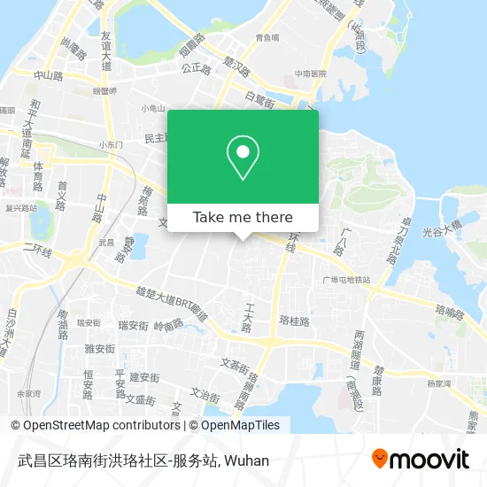 武昌区珞南街洪珞社区-服务站 map