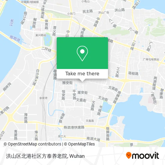 洪山区北港社区方泰养老院 map