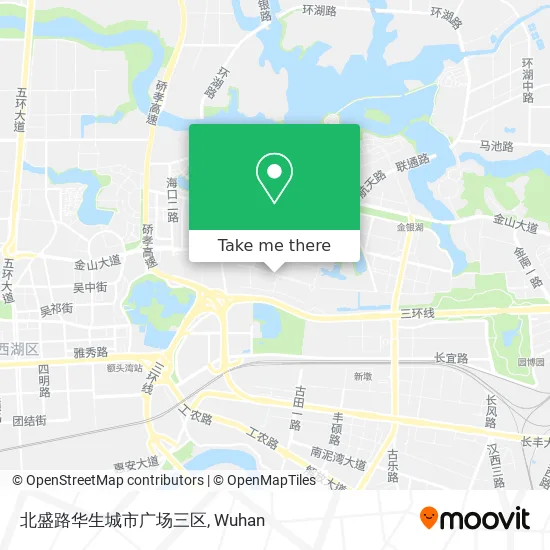 北盛路华生城市广场三区 map