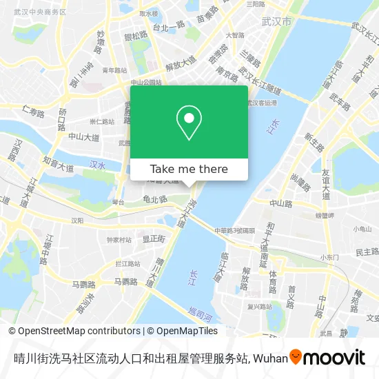 晴川街洗马社区流动人口和出租屋管理服务站 map