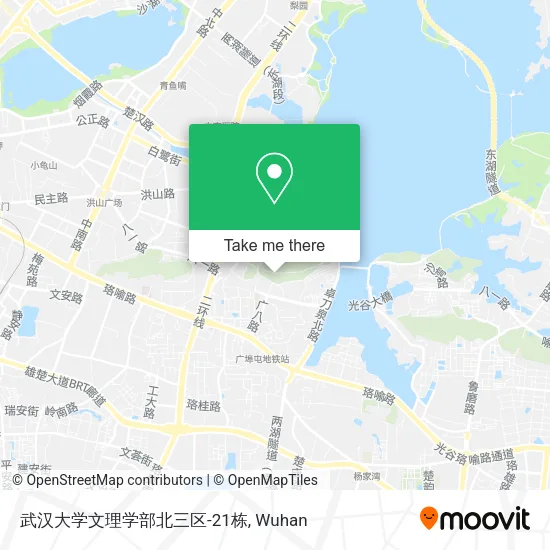 武汉大学文理学部北三区-21栋 map