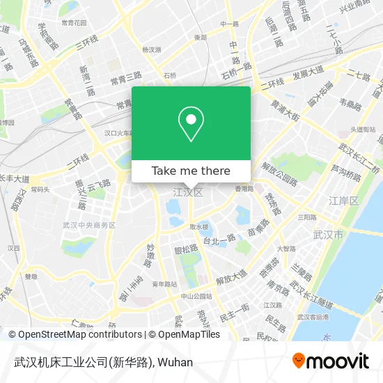 武汉机床工业公司(新华路) map