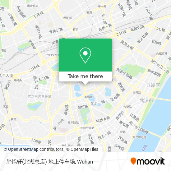 胖锅轩(北湖总店)-地上停车场 map