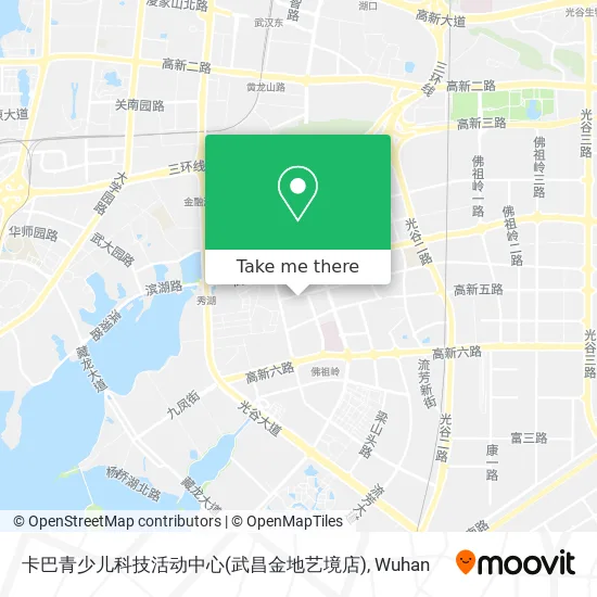 卡巴青少儿科技活动中心(武昌金地艺境店) map