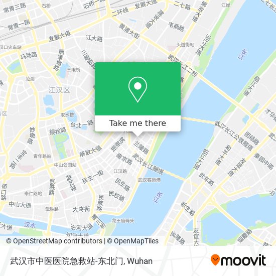 武汉市中医医院急救站-东北门 map