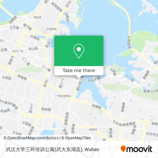 武汉大学三环培训公寓(武大东湖店) map