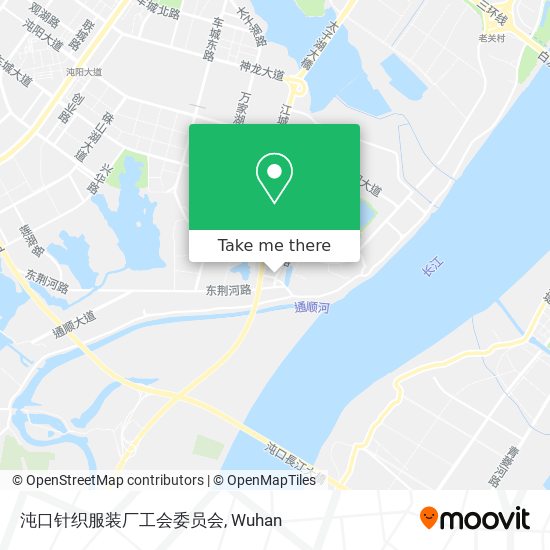 沌口针织服装厂工会委员会 map