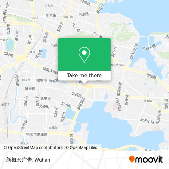 新概念广告 map