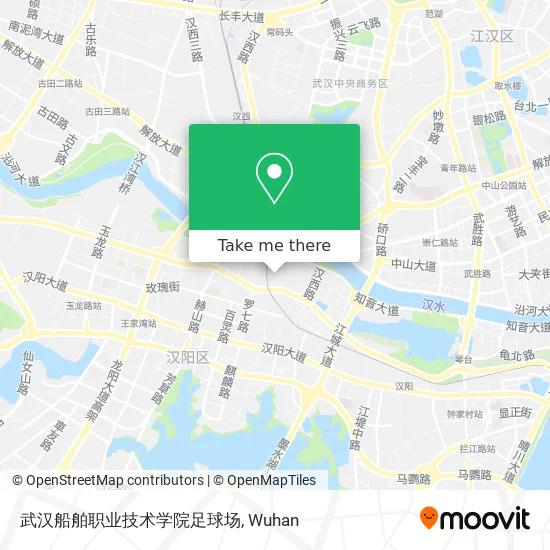 武汉船舶职业技术学院足球场 map