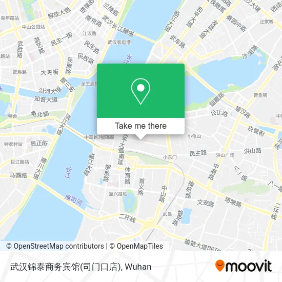武汉锦泰商务宾馆(司门口店) map