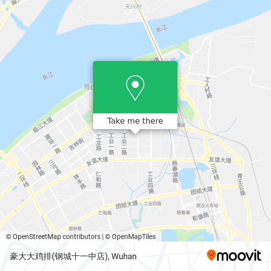 豪大大鸡排(钢城十一中店) map