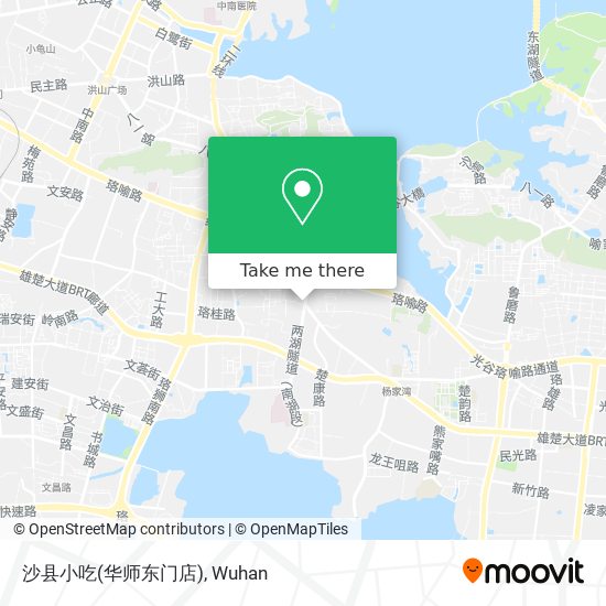 沙县小吃(华师东门店) map