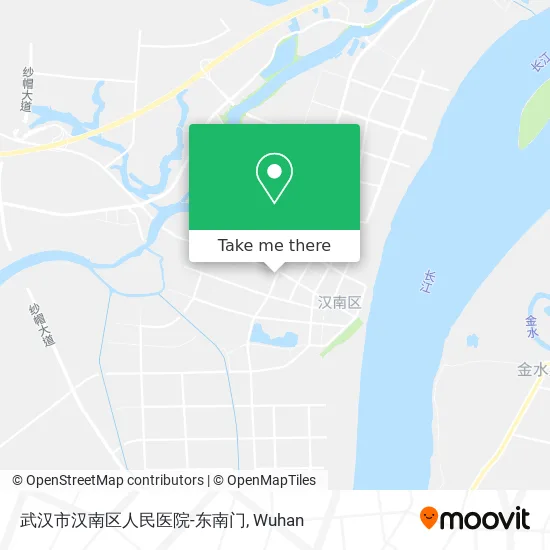 武汉市汉南区人民医院-东南门 map