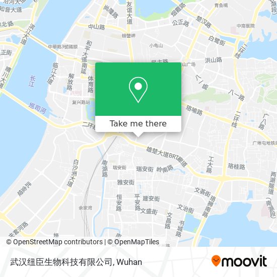 武汉纽臣生物科技有限公司 map