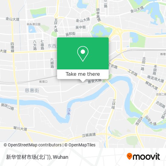 新华管材市场(北门) map
