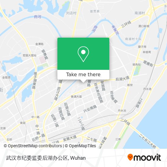 武汉市纪委监委后湖办公区 map