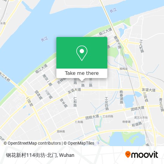 钢花新村114街坊-北门 map