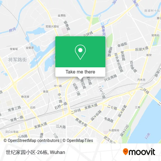 世纪家园小区-26栋 map