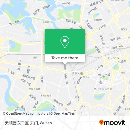 天顺园东二区-东门 map