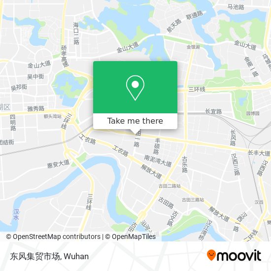 东风集贸市场 map