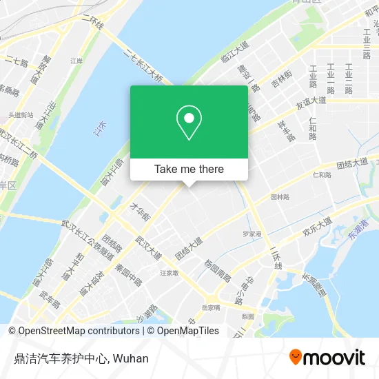 鼎洁汽车养护中心 map