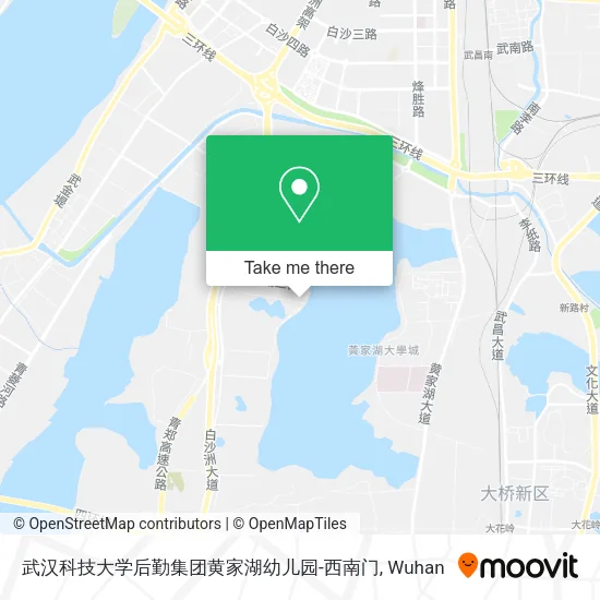 武汉科技大学后勤集团黄家湖幼儿园-西南门 map