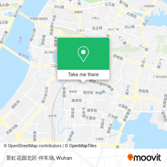 景虹花园北区-停车场 map