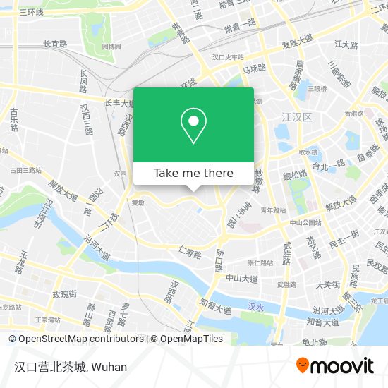 汉口营北茶城 map