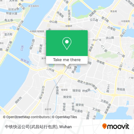 中铁快运公司(武昌站行包房) map