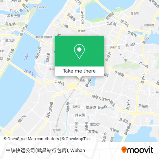 中铁快运公司(武昌站行包房) map