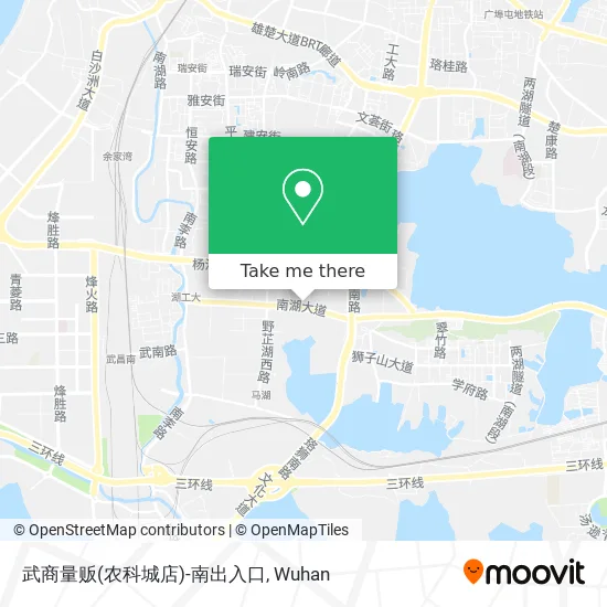 武商量贩(农科城店)-南出入口 map