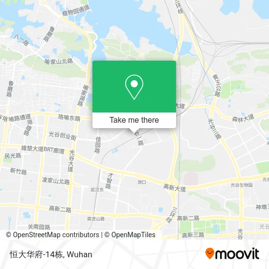 恒大华府-14栋 map