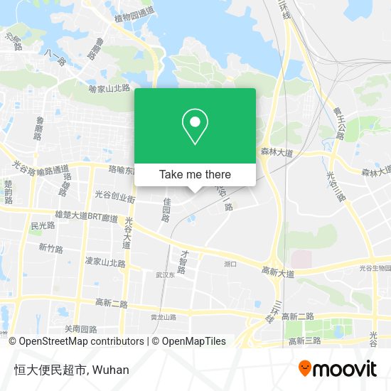 恒大便民超市 map