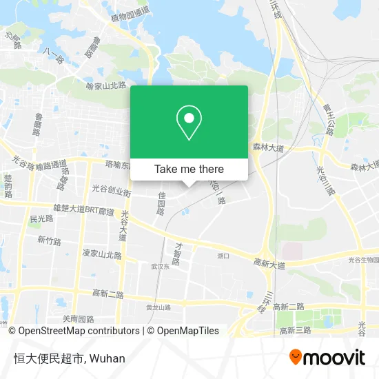恒大便民超市 map