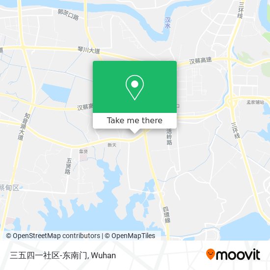 三五四一社区-东南门 map