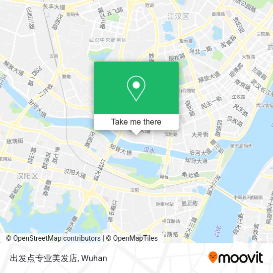 出发点专业美发店 map