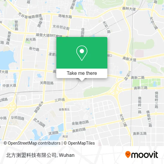 北方测盟科技有限公司 map