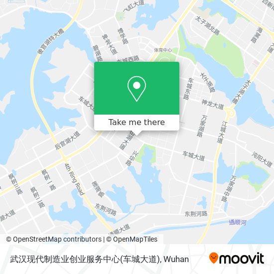 武汉现代制造业创业服务中心(车城大道) map