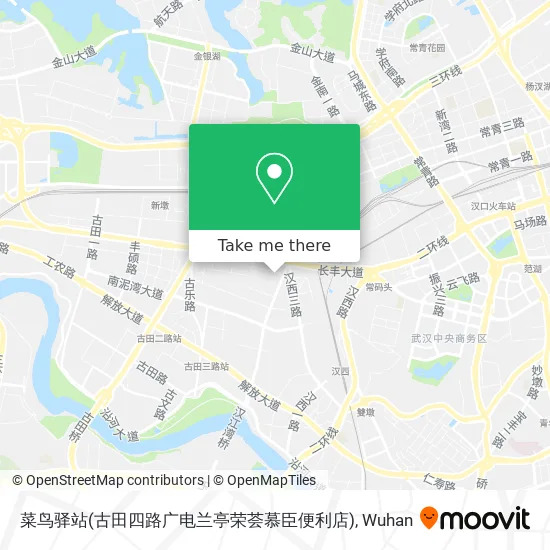 菜鸟驿站(古田四路广电兰亭荣荟慕臣便利店) map