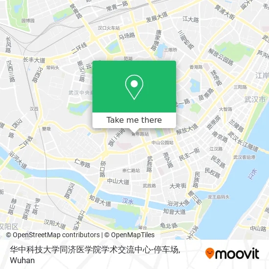 华中科技大学同济医学院学术交流中心-停车场 map
