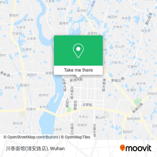 川香面馆(清安路店) map
