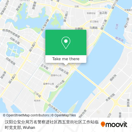 汉阳公安分局万名警察进社区西五里街社区工作站临时党支部 map