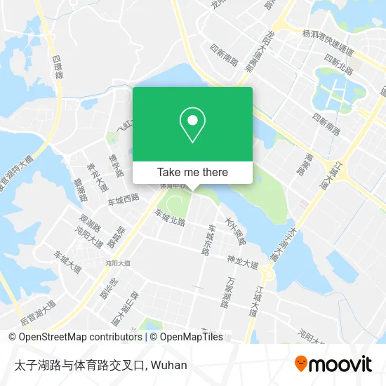 太子湖路与体育路交叉口 map