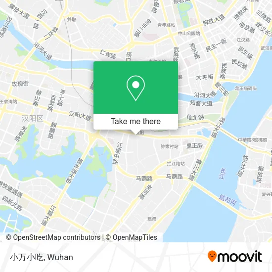 小万小吃 map