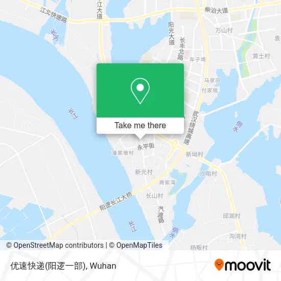 优速快递(阳逻一部) map