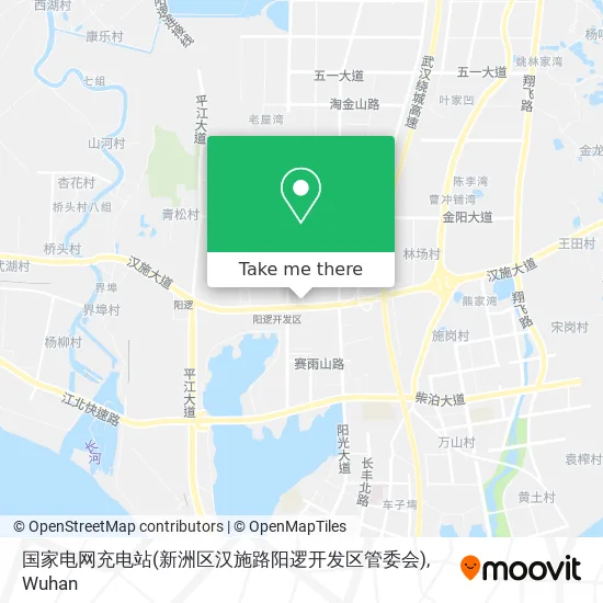 国家电网充电站(新洲区汉施路阳逻开发区管委会) map