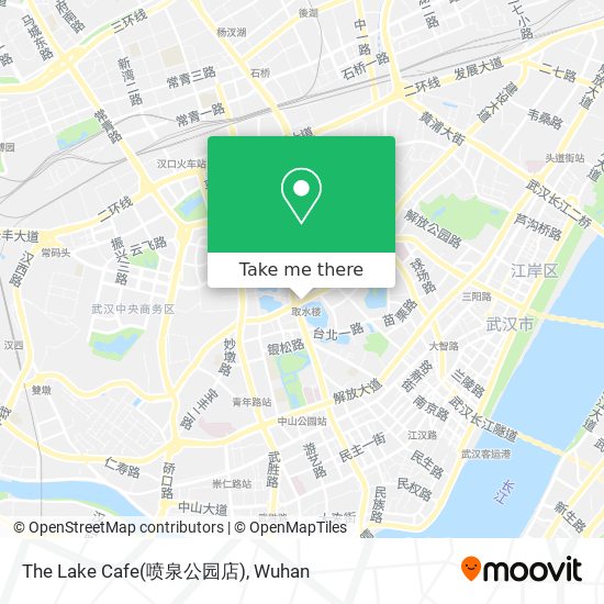 The Lake Cafe(喷泉公园店) map