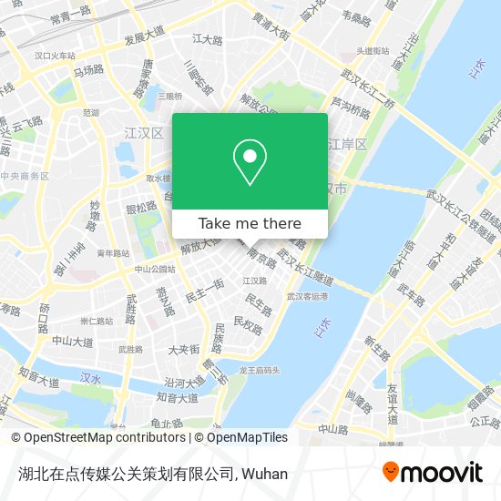 湖北在点传媒公关策划有限公司 map