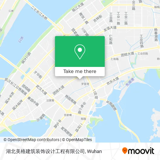 湖北美格建筑装饰设计工程有限公司 map