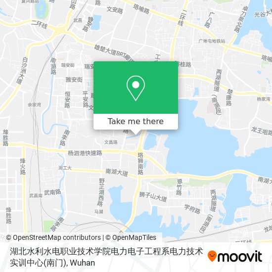 湖北水利水电职业技术学院电力电子工程系电力技术实训中心(南门) map